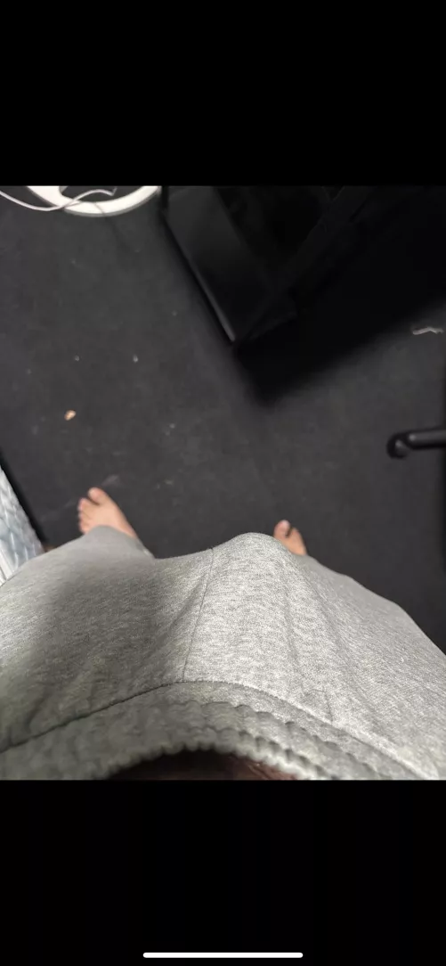 sweaty cock from the gym