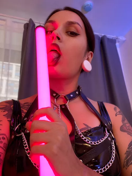 Taste my glossy perfection