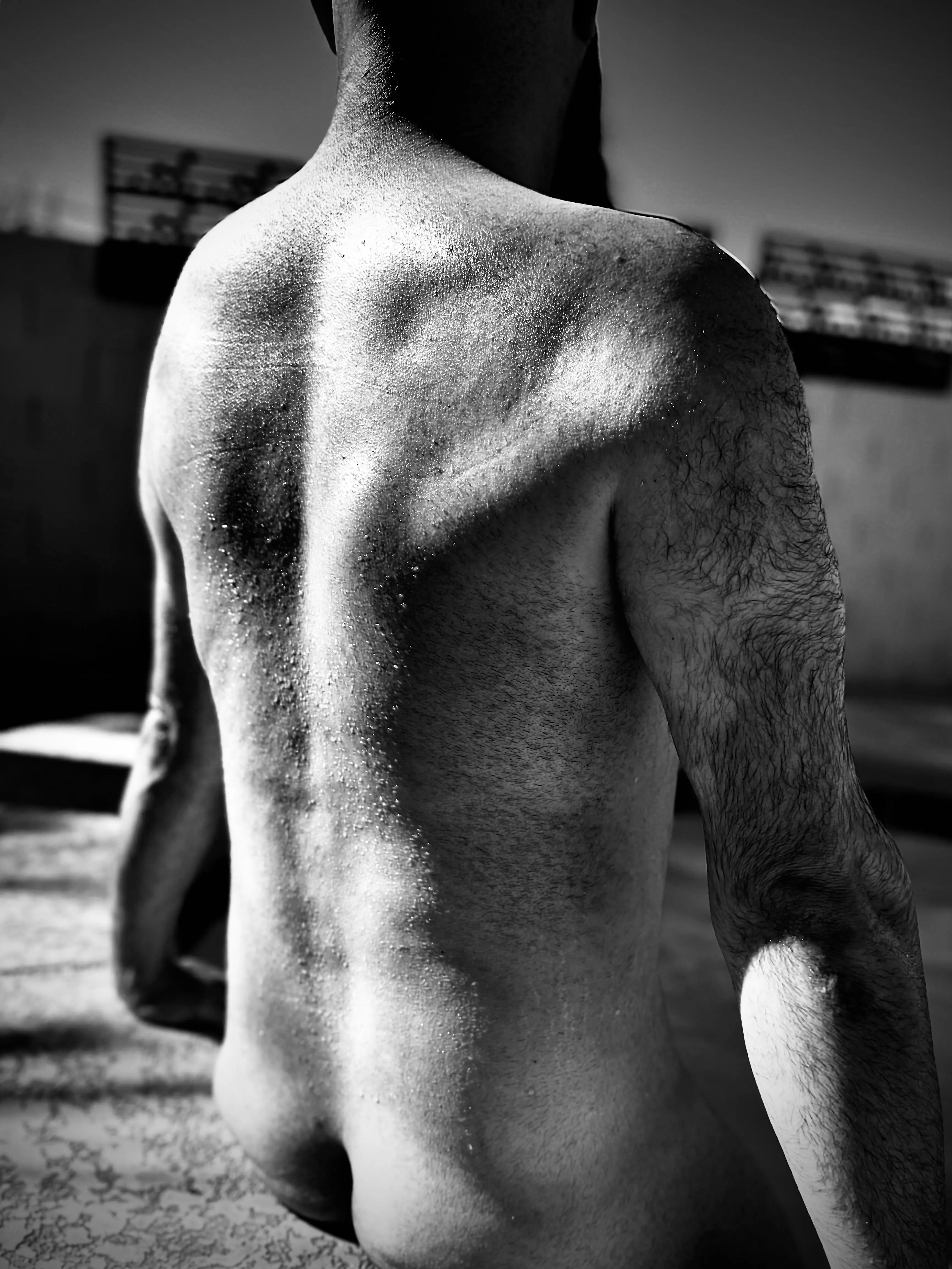 The first rain of the year.