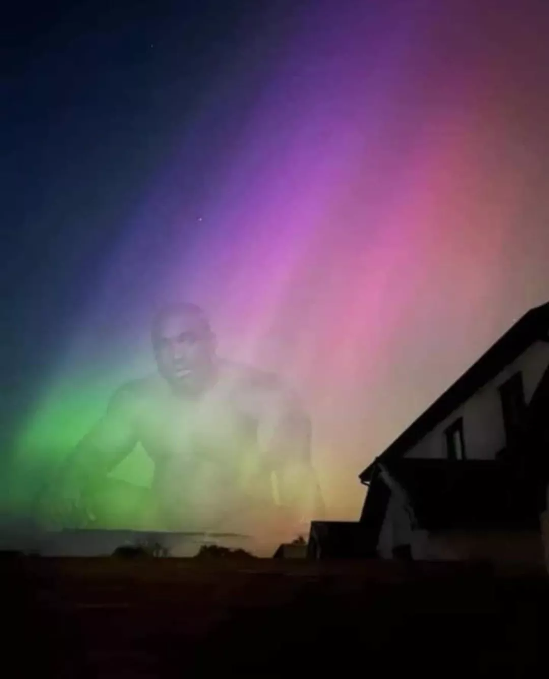 The Northern lights as seen from the UK.