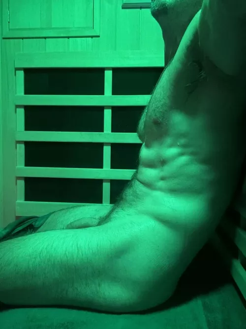 The sauna is nice….but how can I release all the internal pressure [39M]