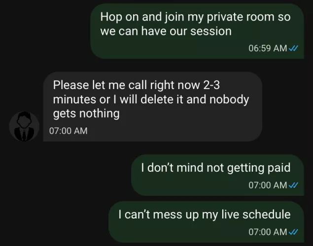 this man ain’t EVERRRRR lolligag on scheduling for a whole 24 almost 36hrs to finally switch to LoyalFans and say THIS😂😭