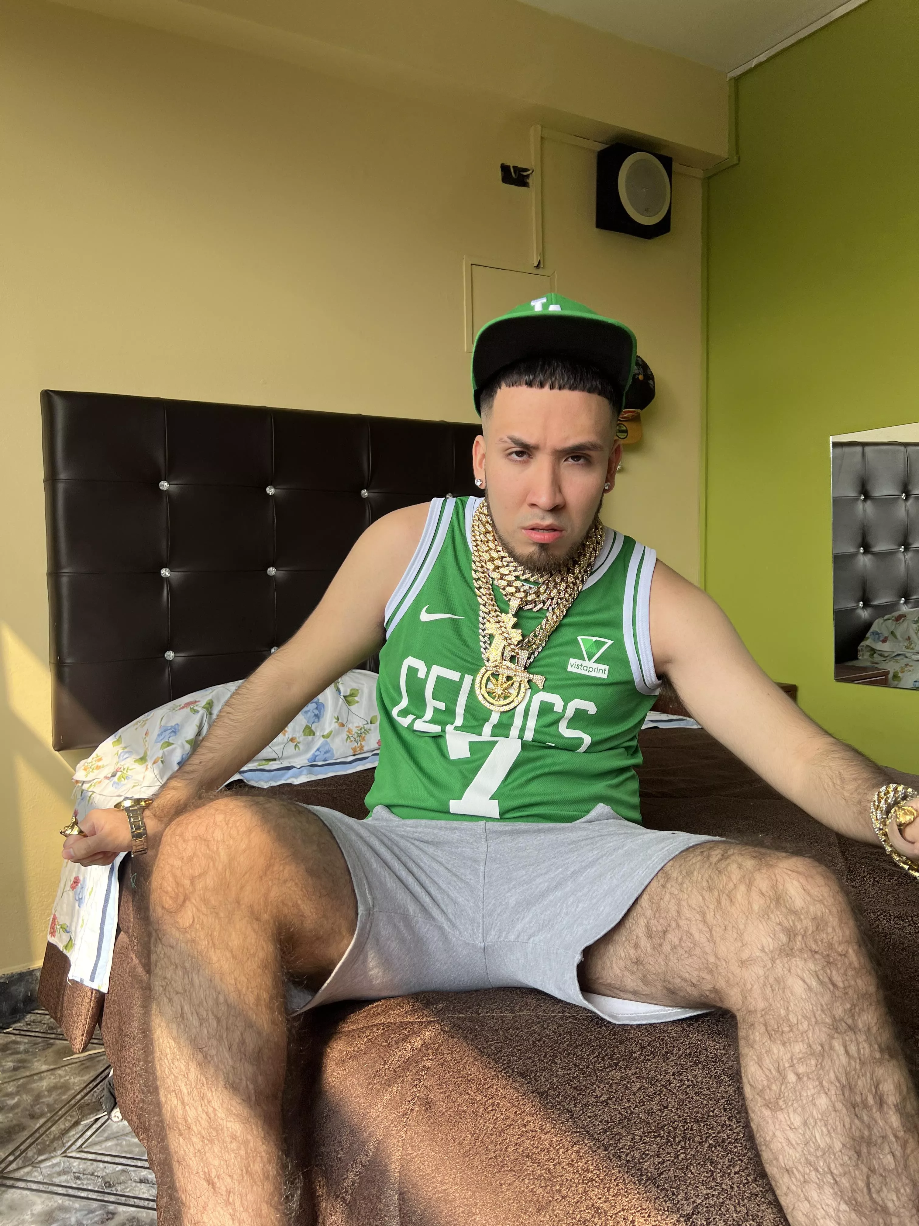 This wolf wants to know if hes hairy legs enough haha 