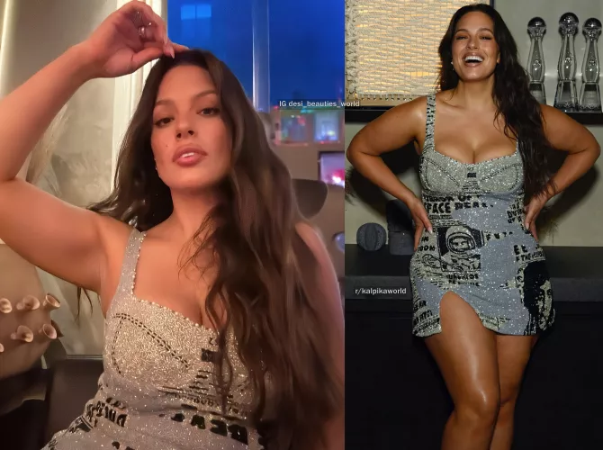 Thunder thighs and broad armpits of Ashley Graham