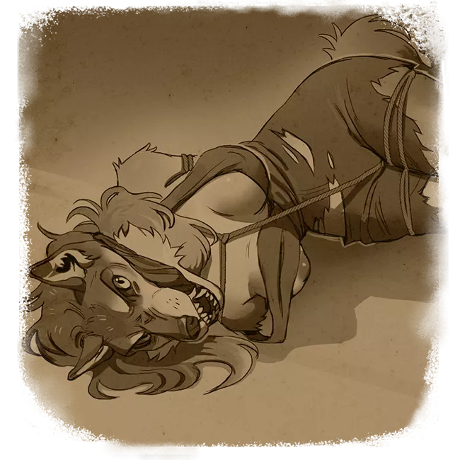 tied up and gagged [F] (by BlueKiwi101) from 