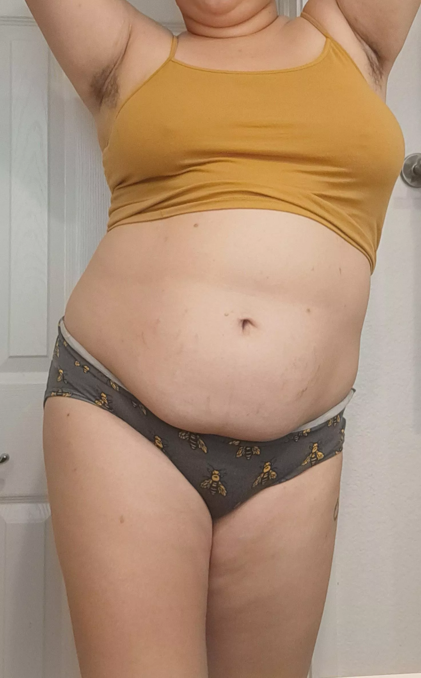 Tiny crop top & comfy undies 