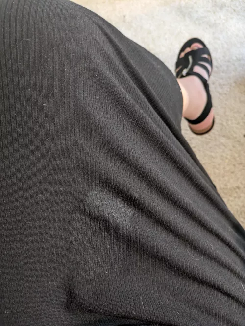 Trying not to have an accident while I'm working from home