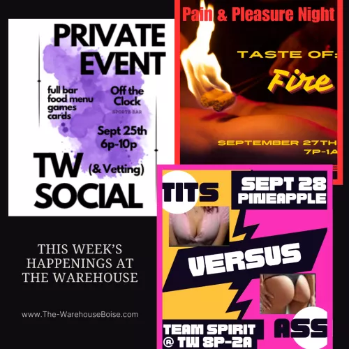 Two parties this weekend! Friday is our Taste of Fire (w 3 fire tops, so everyone who wants a taste can!) and then our T vs A Pineapple party on Saturday...who's coming to both!? 🤩 .... Dont forget, we have our Social on Wednesday, where u can pay in