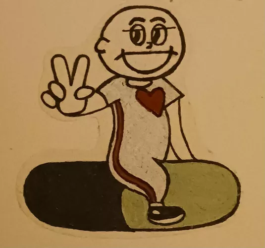 Ups, me, pen & pencil