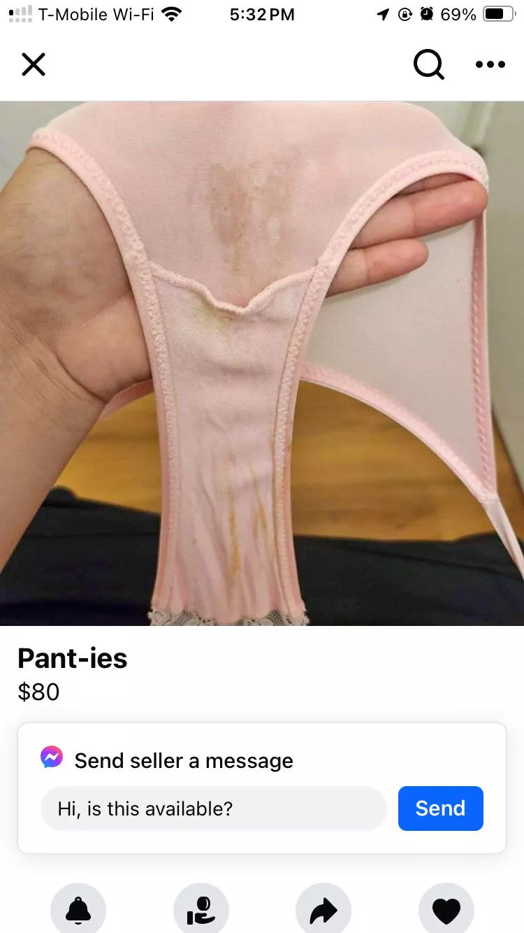 Used panties for sale….?