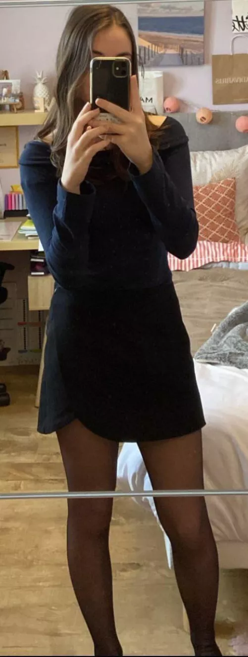 Wanna see what’s under this skirt..