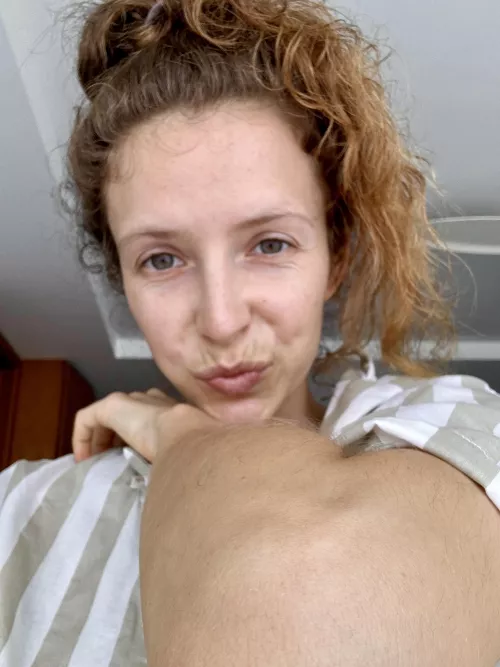 We love some close up fluffy blonde [arms]