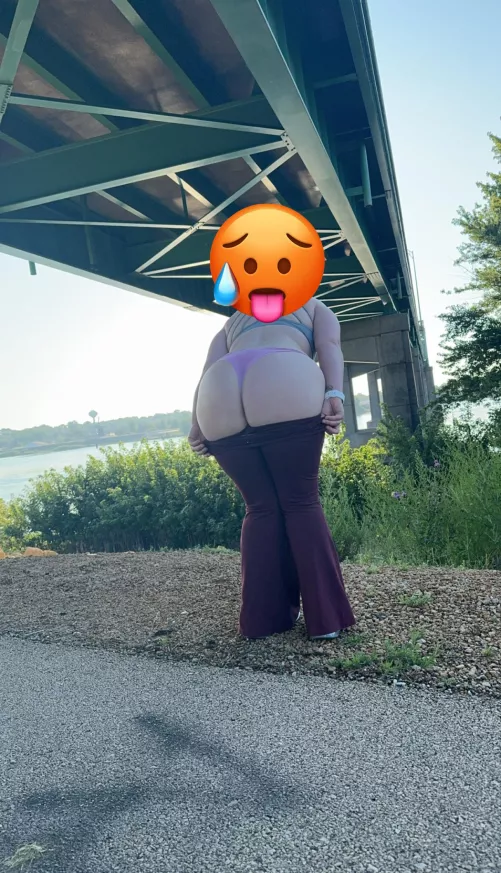 What would you do if you seen this ass out in the open?