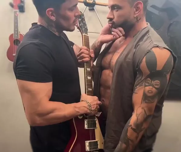 When I accidentally touched my friend's 'favourite guitar'.