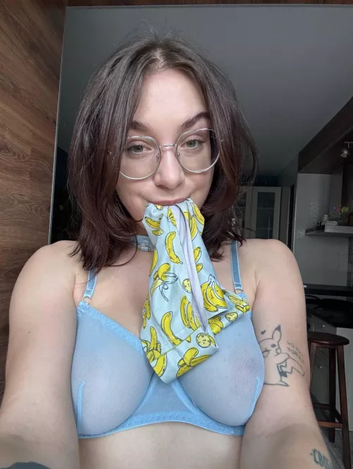 When my mouth is covered with panties you can do anything
