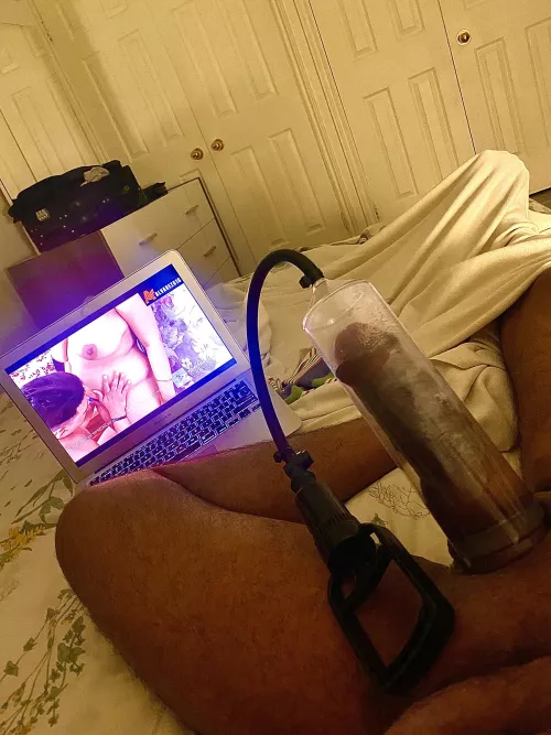 When wife is at work & I’m working hard at home 