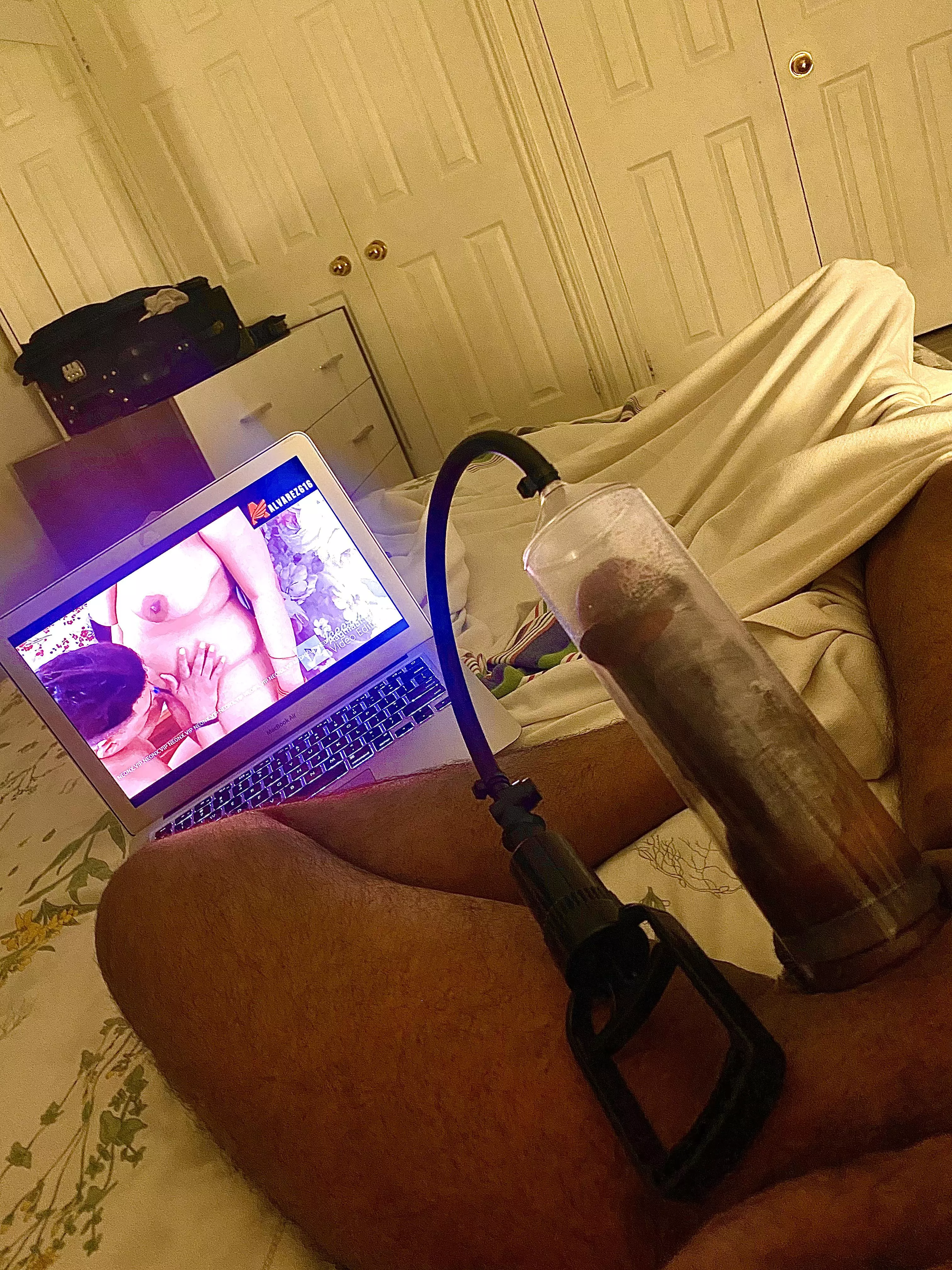 When wife is at work & I’m working hard at home 