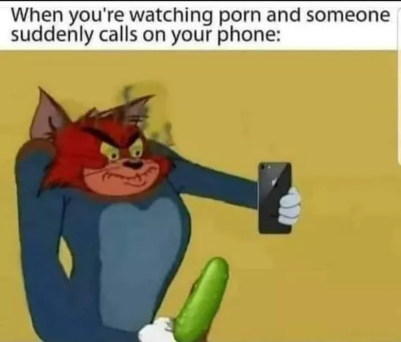 When you’re watching porn