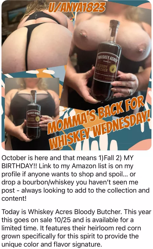 Whiskey Wednesday- Join me?