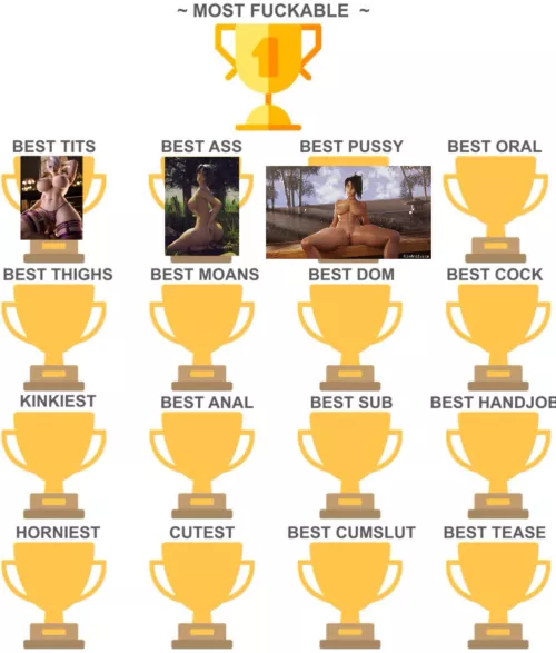 Winner for Best Pussy: Taki. Round 4: Best Oral.