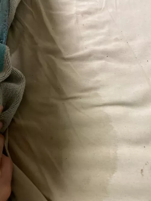 Woke up and had soaked the bed last night