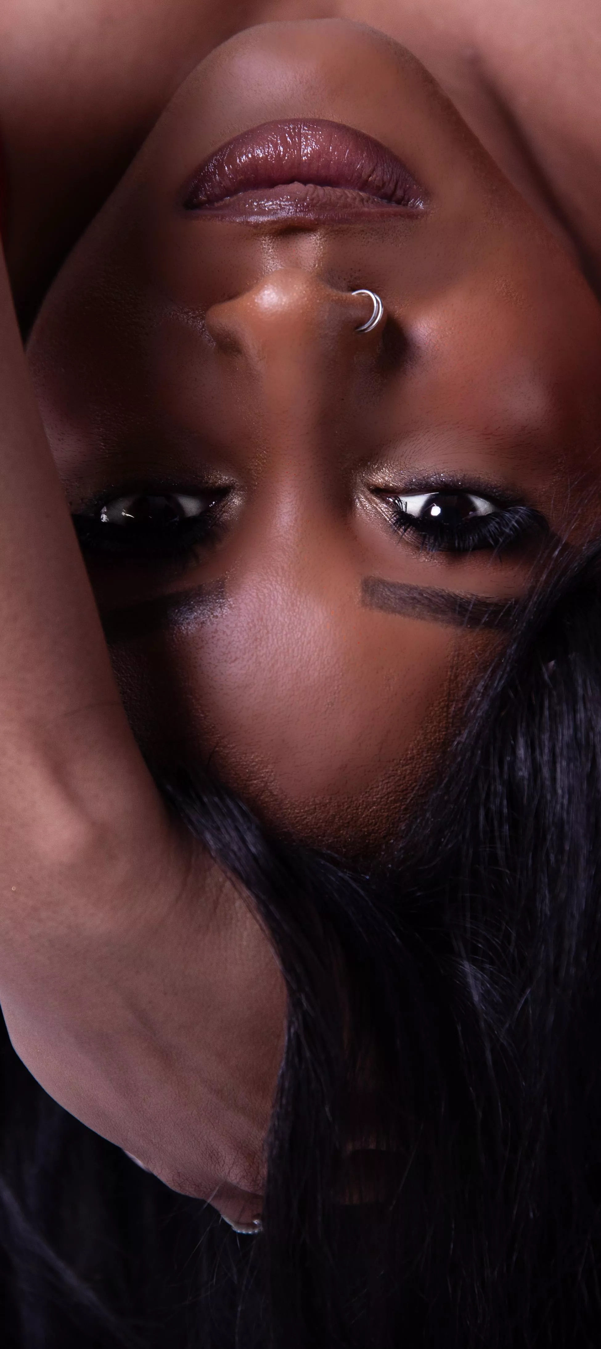 Working on my retouching.