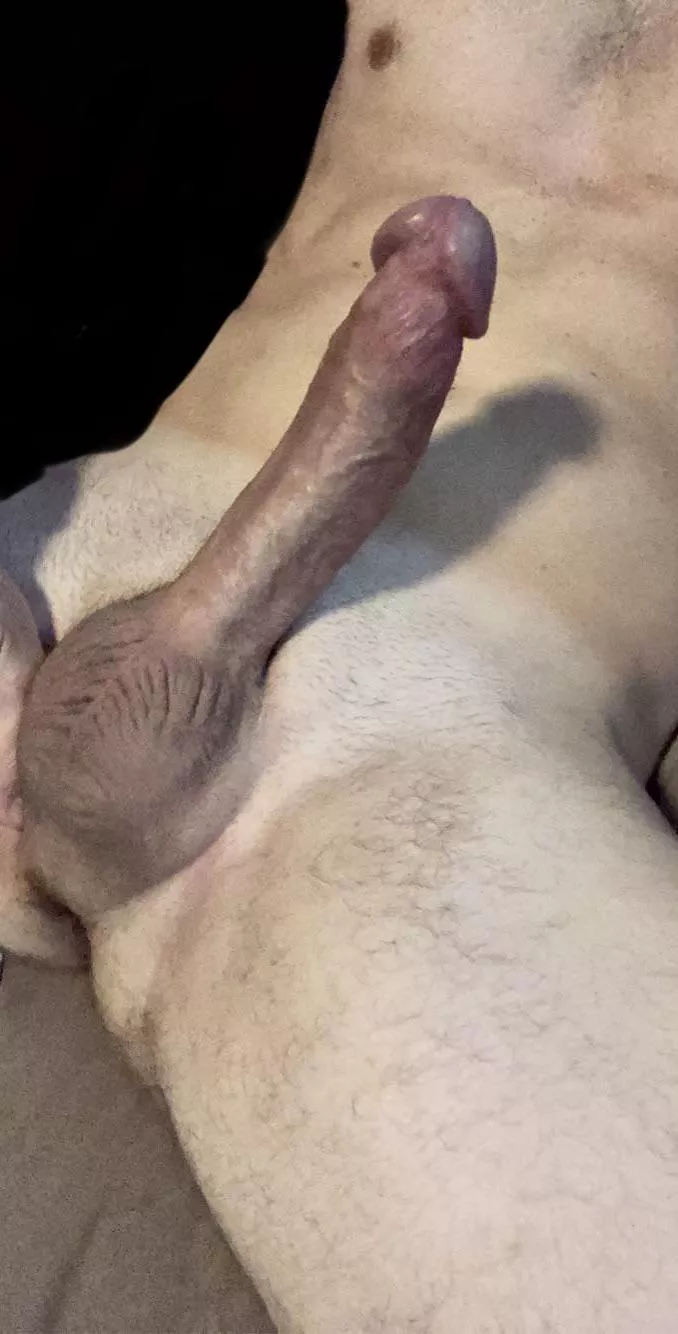 Would she slide all the way down on it? 