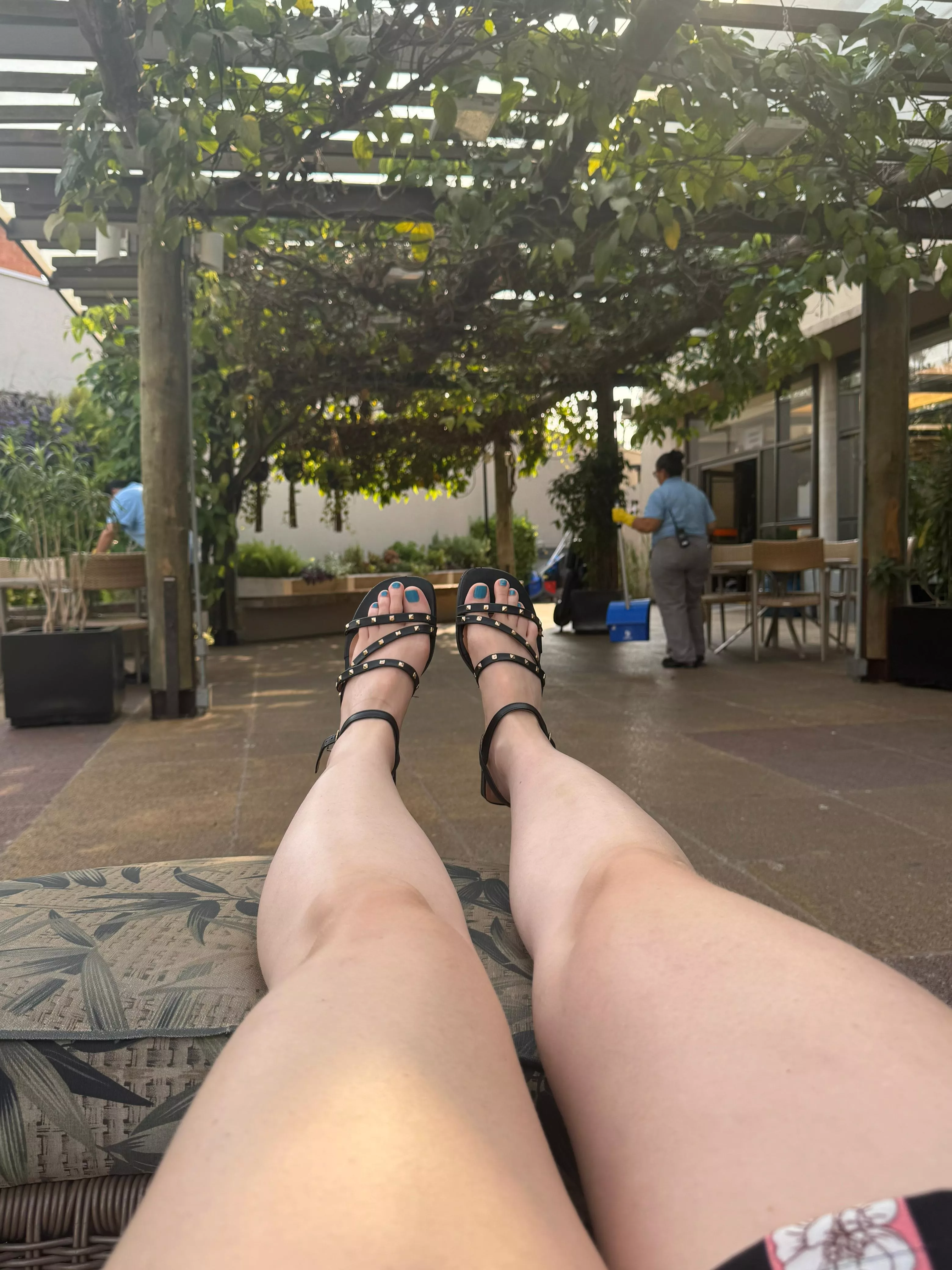 Would you compliment my sandals if you saw me in public? Feet