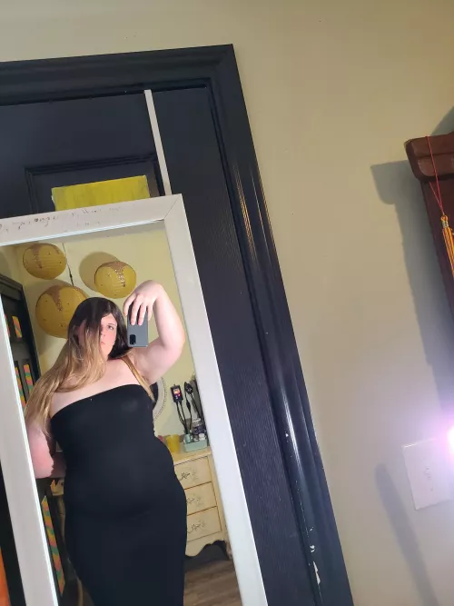 Would you ever guess that I have a cock under this dress?