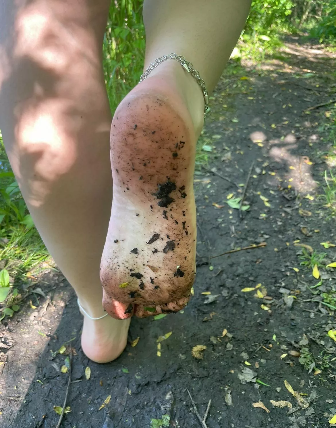 Would you like me to walk barefoot in front of you?