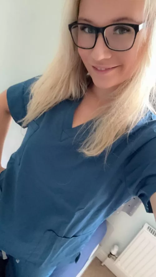 Would you like this naughty blonde nurse?
