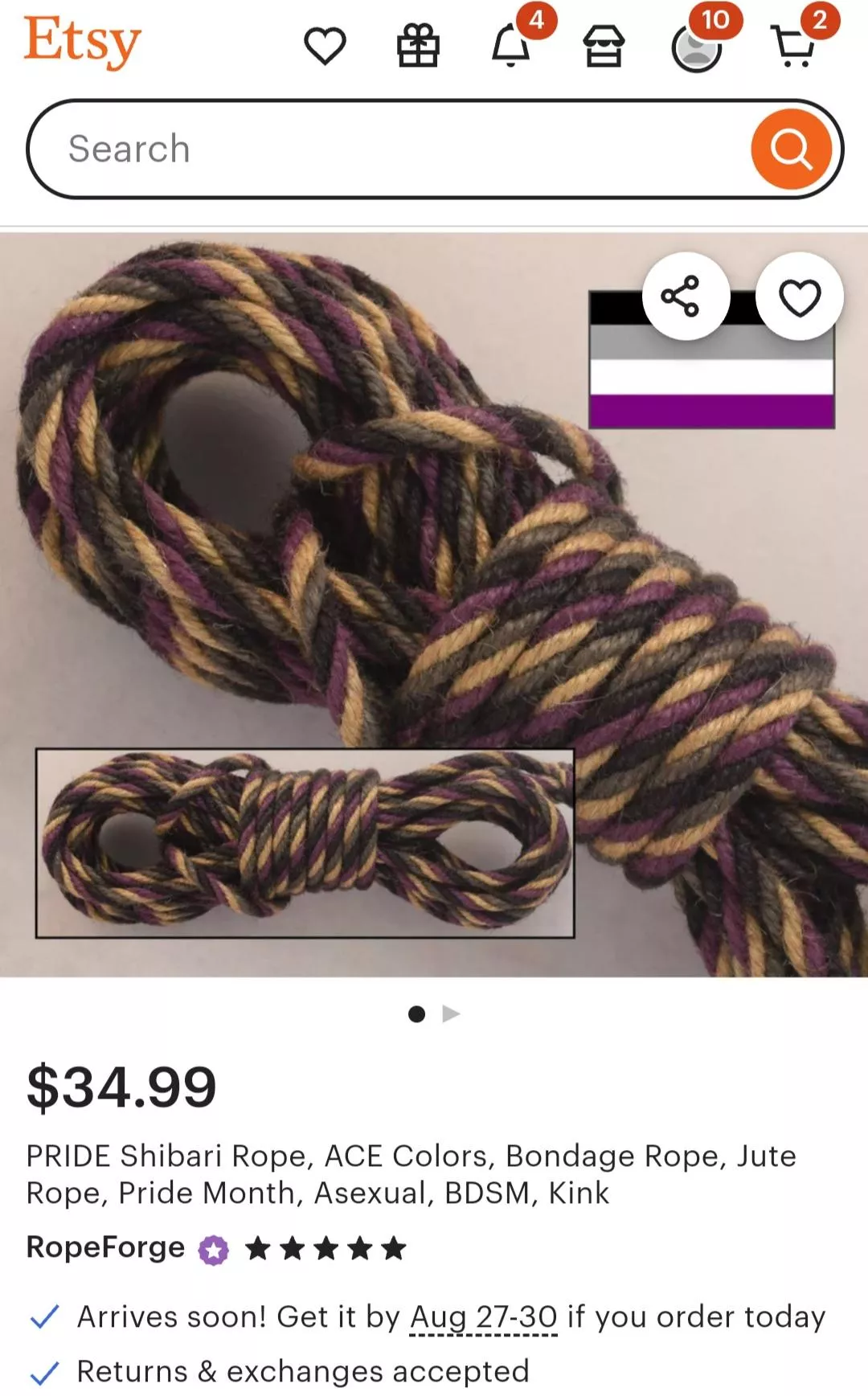 Yoooo ace pride rope!