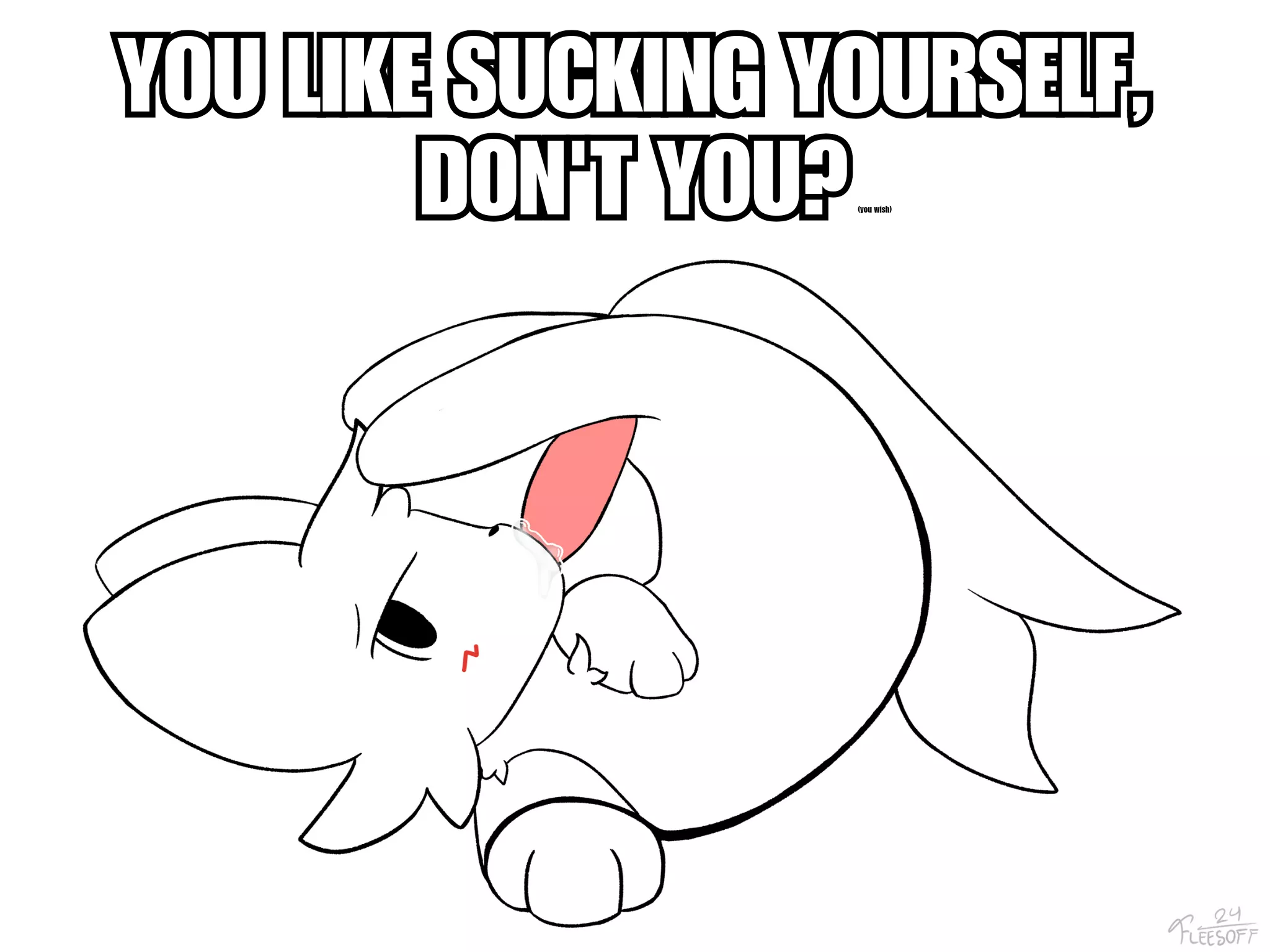 You like autofellatio, don't you? (fleesoff) [M]