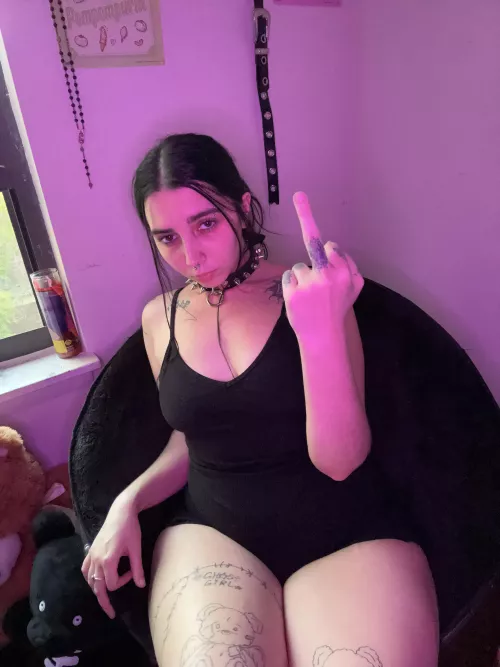 you’re trembling over a simple finger, how pathetic 😂