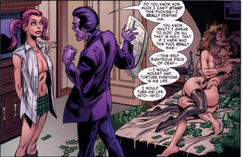 Zebediah Killgrave Forces Jessica Jones To Watch Him Have A Threesome[Alias(2003) issue #25]