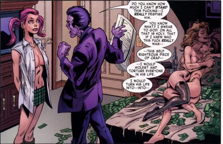 Zebediah Killgrave Forces Jessica Jones To Watch Him Have A Threesome[Alias(2003) issue #25]