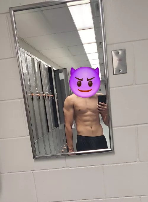 [19] just finished working out