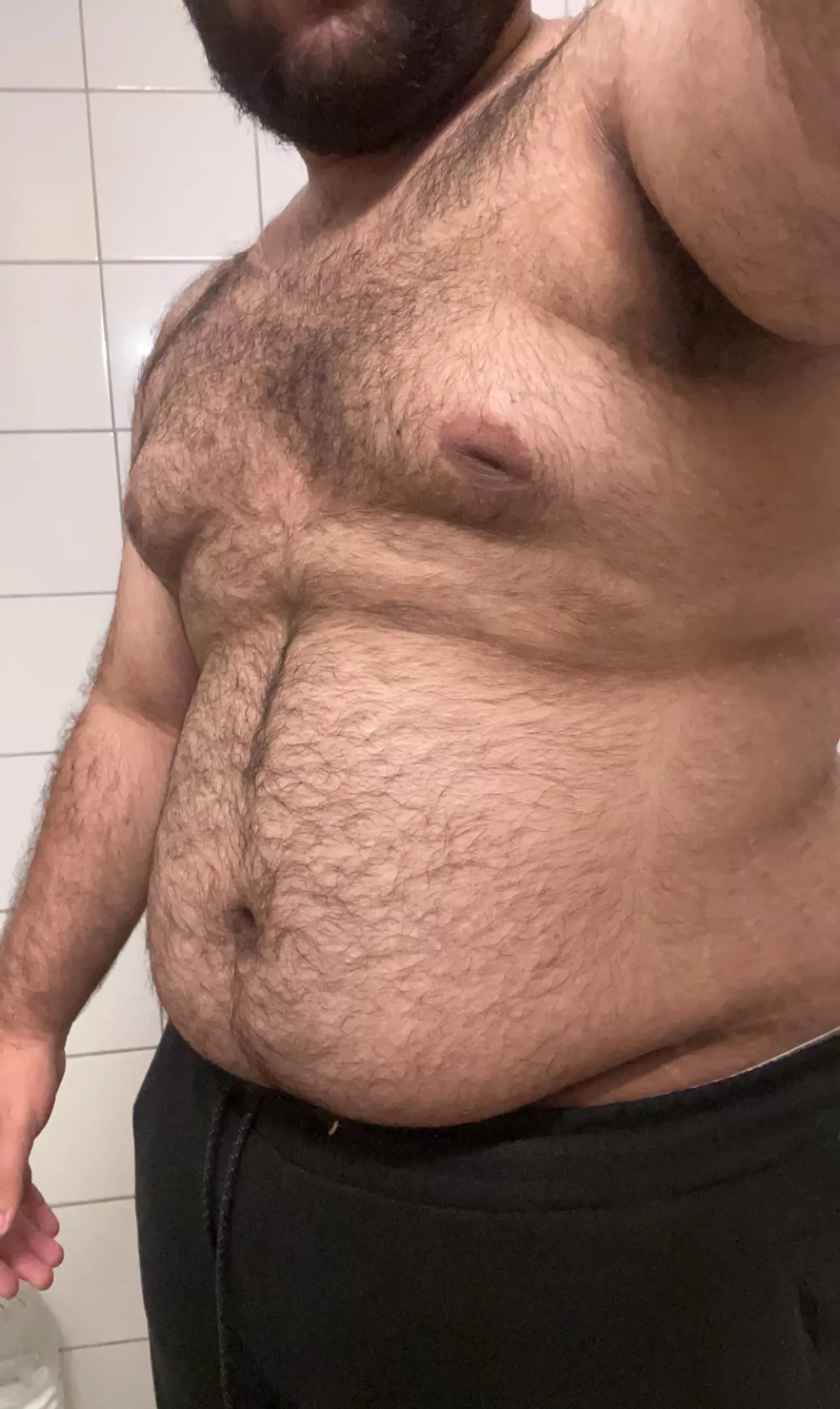 21 bottom bear, heading to bed after a long day