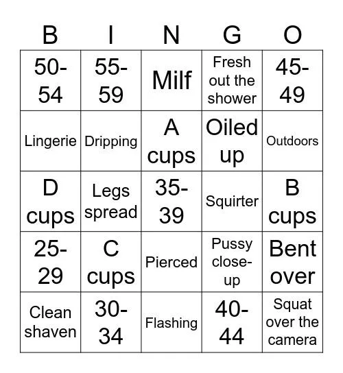 31 [M4F] new bingo card!