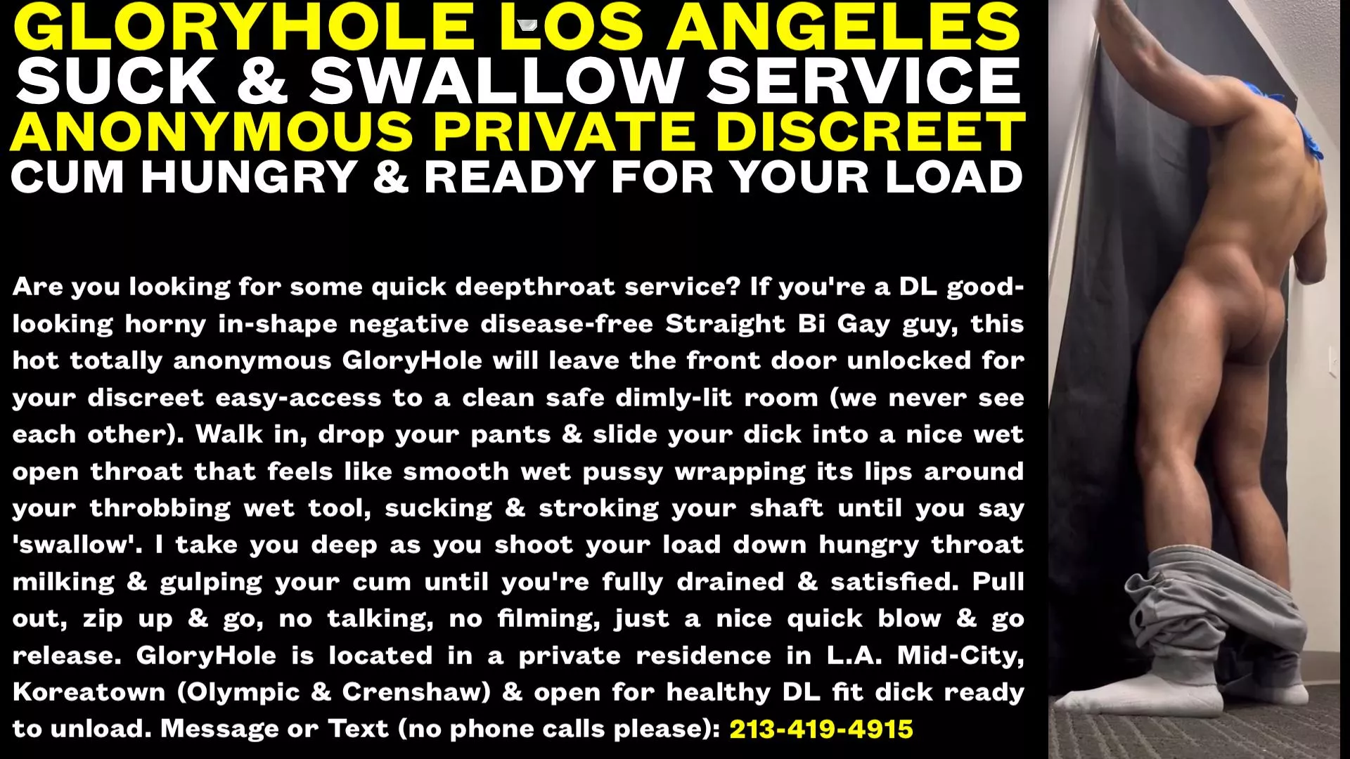 32 #LosAngeles - GloryHole Throat is Open for Service