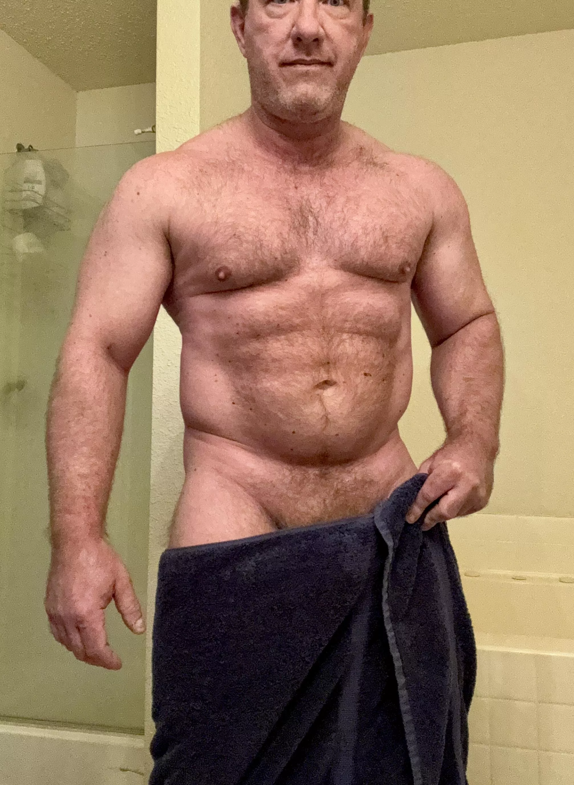 (49) relaxing after a good workout 