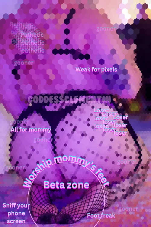 A Gooning loser is all you’ll ever be, accept it already. 