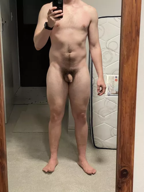 A little self-conscious