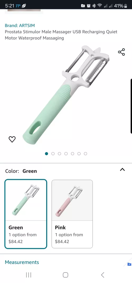 Actual post on a shopping site.