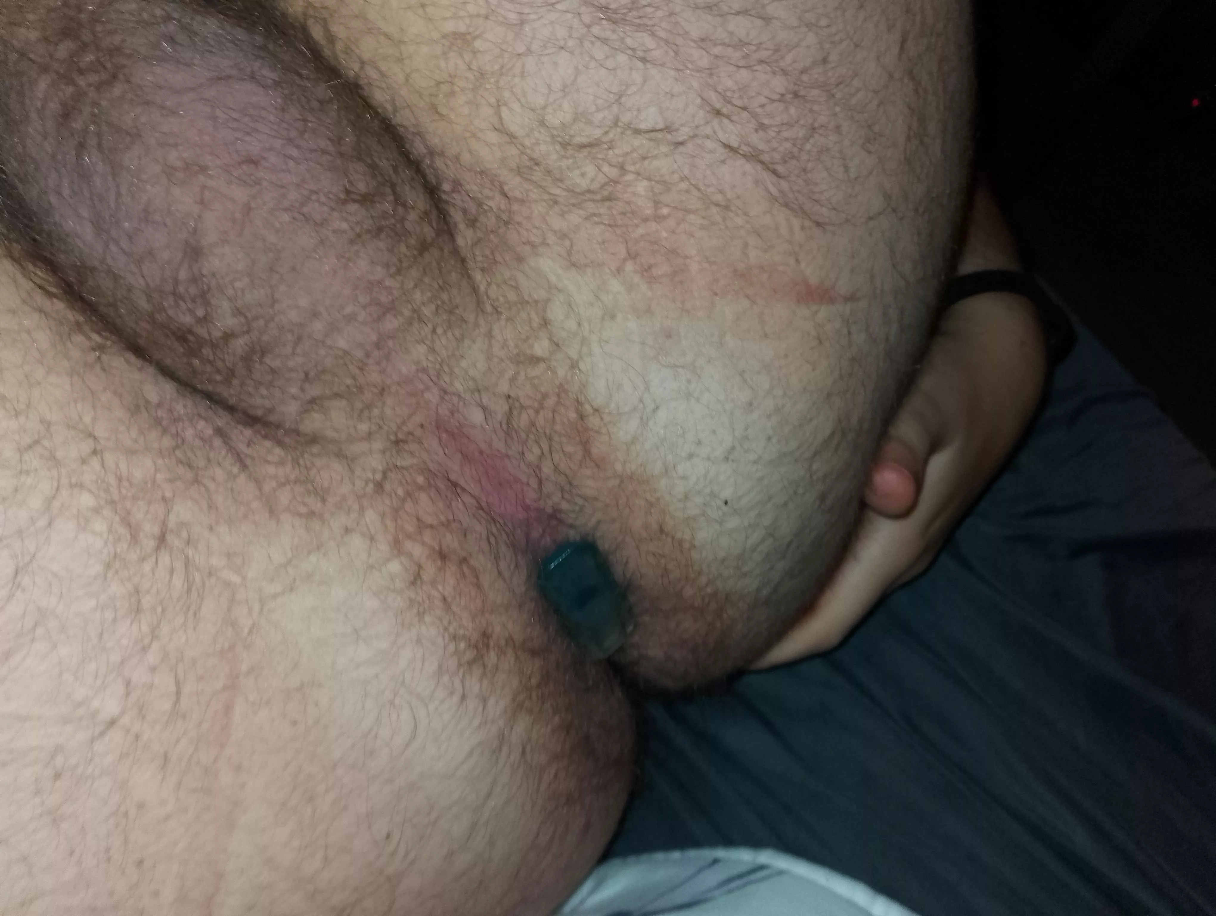 Age 24 next day with plug inside 