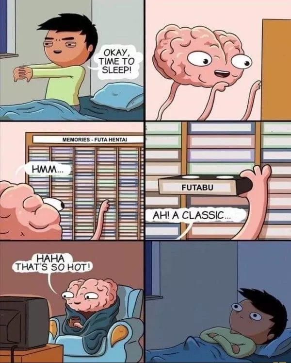 Always when going to sleep