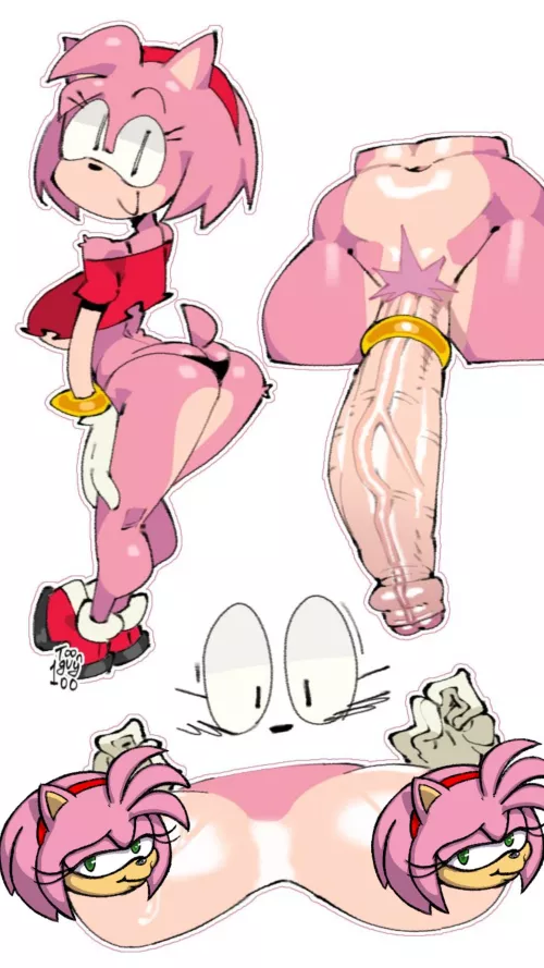 Amy Rose (Series: Sonic The Hedgehog) [Artist: toonguy100]