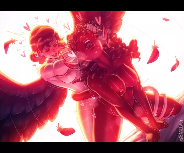 Angel exorcising her demon (@BangDacy)