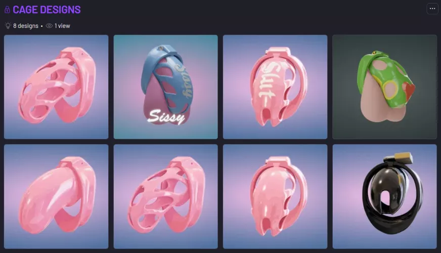 Anyone brave enough to take pics wearing my designs and share them on sissy and/or chastity subreddits with a link to my cults3d page ? Offering refound after proof !