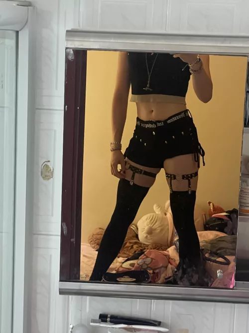 Anyone wanna help rip this lil outfit off? (21MtF)